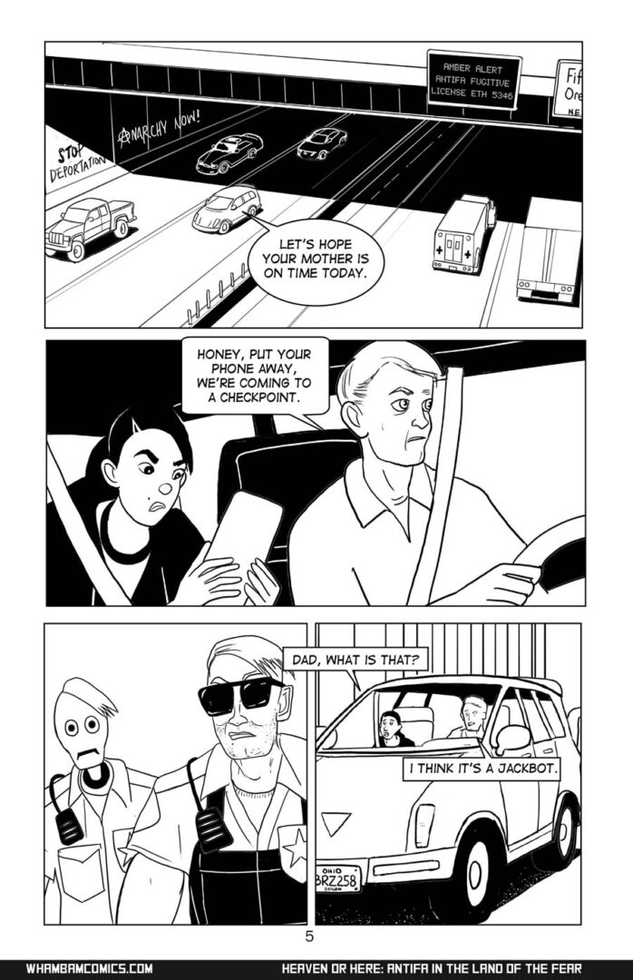 Preview: Heaven or Here #1: Antifa in the Land of the Fear page 5